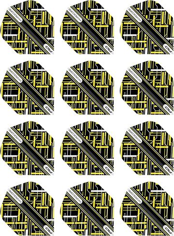RED DRAGON Hardcore Radical Dart Flights - 4 Sets Per Pack (12 Dart Flights in Total) in Saudi Arabia