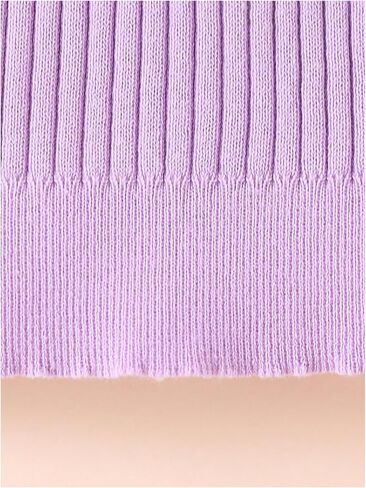 SweatyRocks Girl's V Neck Double Straps Ribbed Knit Cropped Tank Sleeveless Slim Fitted Crop Camisole Tops in Saudi Arabia
