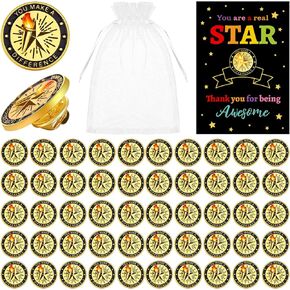 50 Set Employee Appreciation Gifts Bulk 50 Employee of The Month Lapel Pin 50 Thank You Cards 50 Bags You Make A Difference Performance Reward Plated Pin Thank You Recognition Gifts for Coworker Team