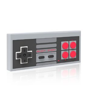 EASEGMER Retro Game Controller, Classic Gamepad Joystick, Compatible with GV300S Game Console (Wood)