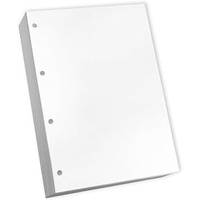 A4 paper - 4 hole drilled