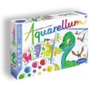 AQUARELLUM Junior-Dinosaurs, 6511, 12 Count (Pack of 1)