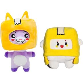 Lanky Foxy Box Plushies Toys - Lanky Merch Plush Soft Stuffed Plush Toys for Kids and Fans