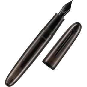 Transparent Fountain Pen – Smoth Writing Nib – Includes Ink Converter & Luxury Gift Box – Premium Quality Writing Instrument, 1 Year International Warranty