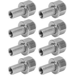 RC Hex Wheel Hub Drive Adaptor, 8Pcs Extension Column Metal Nut for RC Car Replacement
