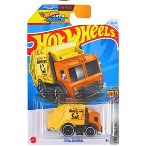 Hot Wheels Total Disposal (Yellow/Orange) HW Metro 8/10 Die-Cast Car