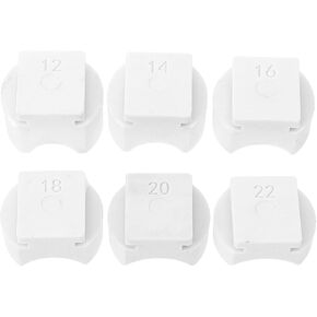 Tofficu 6pcs يموت نايلون المتفوق من أجل Bender Ring ، يموت النايلون لأداة الانحناء الحلقة ، وفاة بديل Bender ، وموت الجهاز.