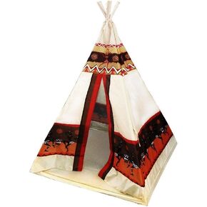 Teepee Tent Play Tents Portable Indoor Outdoor Kids Indian Playhouse for Kids