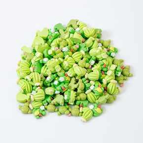 50 Pcs Mini Resin Cactus Decoration Flatback Cactus Figurine Artificial Miniature Cactus Embellishments for DIY Art Crafts Hair Clips Photo Frames Jewelry Boxes Scrapbooking (Mix Cactus)