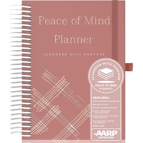 End of Life Planner - Guided Final Arrangements When I'm Gone Workbook Organizer Notebook for Beneficiary Info, Will Preparation, Last Wishes, Funeral Planning - Peace of Mind B5