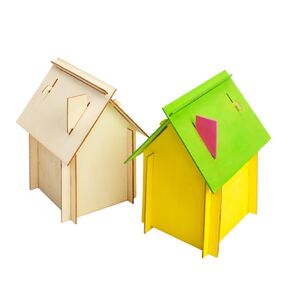Colorations Easy Build House Set of 6 (Item # EZBHOUSE)