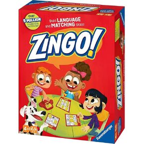 Ravensburger Zingo Bingo Game - Learning and Educational Toys for Kids Age 4 Years Up - 2 to 4 Players - Gifts for Boys and Girls