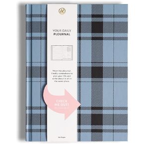 U Brands Daily Clueless Plournal, Hardbound, 8 x 6 Inches, Office Supplies, 192 Pages, 1 Count