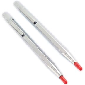 RLECS 2pcs 5.7inch Carve Engraver Scribe Scriber Tool for Stainless Steel/Ceramics/Glass,Carving Tungsten Carbide Scribe and Etching Pen