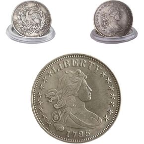 Liberty Dollar Coins, American Liberty Coins, United States of America Coins, Challenge Coin, Unique Souvenirs and Collectible Coins,Replica of Distressed Craftsmanship（1795）