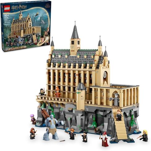 Lego Harry Potter Hogwarts Castle: The Great Hall ، Castle Toy Playset مع 11 من الأرقام الصغيرة ، هاري بوتر ، هدية سحرية للأولاد ، أو أي من المعجبين ، أو لعبة هاري بوتر لمدة 10 سنوات ، 76435 in Saudi Arabia