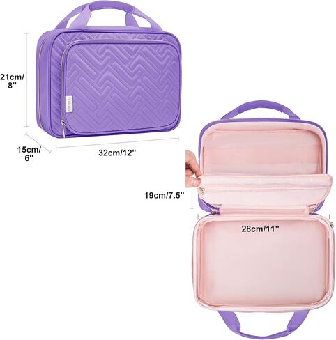 Leudes Diamond Painting Storage Containers, 60 Slots Bead Storage Box for Diamond Art Kits Accessories Organizer Case (Only Bottles and Bag) (Pink-2(60 Jars)) in Kuwait