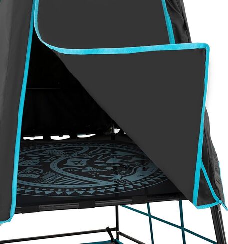 TP Toys UFO Explorer Jungle Gym | يجمع هيكل اللعب في الهواء الطلق للأطفال بين الأطفال المتسلق مع حفرة اللعب والفورت العلوي | متعة الفناء الخلفي النشط للأطفال الذين تتراوح أعمارهم بين 3-8. in Kuwait