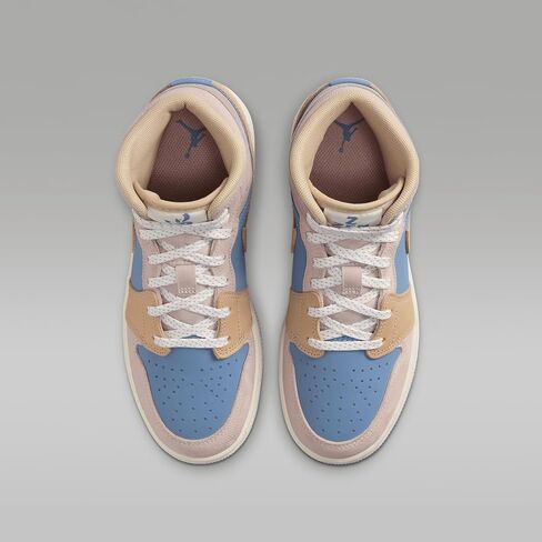 Jordan Big Kid's 1 Mid Aegean Storm/Hemp-Pink Oxford (FN5472 400) in Saudi Arabia