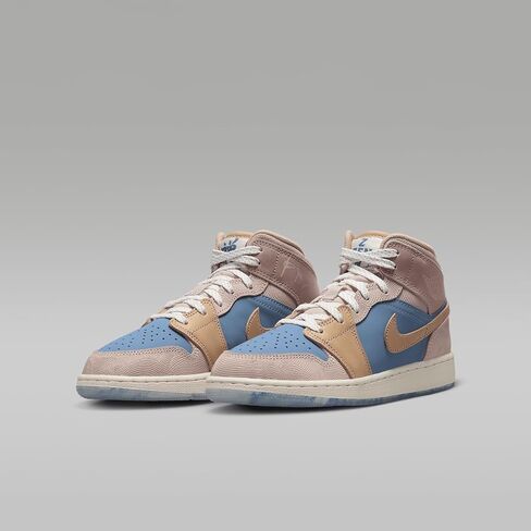 Jordan Big Kid's 1 Mid Aegean Storm/Hemp-Pink Oxford (FN5472 400) in Saudi Arabia