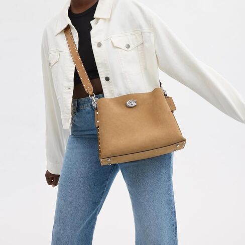 Coach Willow Shoulder Bag, Ivory in Saudi Arabia