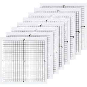 Graph Sticky Notes, 8 Pads, 3x3 Inch, Graph Paper Sticky Notes, Grid Sticky Notes, Coordinate Plane Sticky Notes for Office School Math Supplies