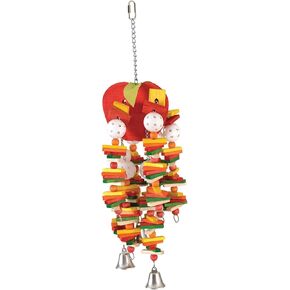 Featherland Paradise, Colorful Fruit-Shaped Toy w/Chimes