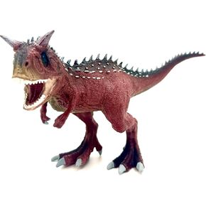 Jurassic Carnotaurus Dinosaur Toy Figure, 8 Inch Size High Detail Simulation Birthday Gift Toy for Kids Jurassic Learning World