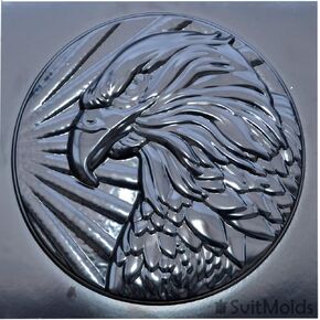 SvitMolds Concrete Molds DIY Eagle Stone Outdoor Garden Sculpture Bald Eagles National Symbol on National American Eagle S70