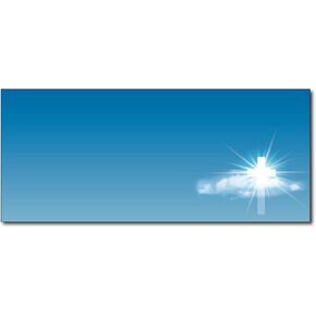 Cross in The Sky Decorative Mailing Envelopes - #10 Business Letter Size - 80 Religious Envelopes