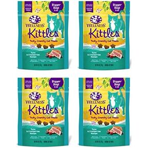 Wellness Kittles Cat Treat Value Pack - Tuna & Cranberries Flavor - 6 oz Each (4 Pack)