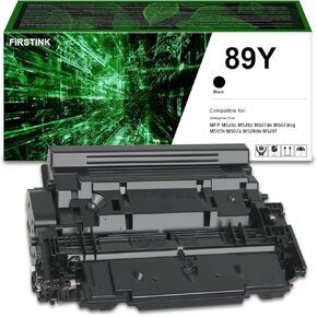 Extra High-Yield 89Y Black Toner Cartridge CF289Y Toner [with New Chip] Replacement for Enterprise Flow MFP M528c M528z M507dn M507dng M507n M507x M528dn M528f Printer (Show Ink Level)
