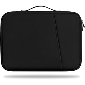 BoAn Laptop Sleeve Case, Handbags Portable Laptop Bag, 15.6 inch Bag Shockproof Protective Notebook Case with Accessory Pocket, for 15.6 inch HP, ASUS, Lenovo, Acer, Notebook, Computer, Black