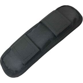 Removable Backpack Shoulder Strap Pad 20x7cm Oxford Foam Cotton Fishing Box Shoulder Strap Fastening Pad Luggage Bag Shoulder Strap Pad for Computer Bag Student Bag Camera Bag Black