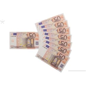 Copy 50 Euro Bills, Prop Money 100 Pcs for Movie, Play Money for tabel Game