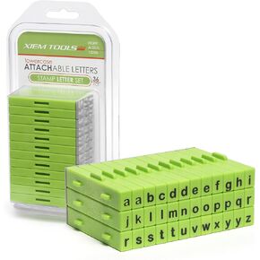 Xiem Tools Attachable Stamp Set (Lowercase Letters)