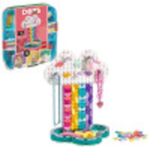 LEGO DOTS Rainbow Jewelry Stand 41905 DIY Craft Decorations Kit, A Fun Toy for Kids who Like Creating Arts and Crafts Bedroom Decor Accessories (213 Pieces)