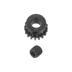 uxcell Mod 1 17T Pinion Gear 8mm Bore Hardened Steel Motor Rack Spur Gear for RC Car Truck Gear Drive