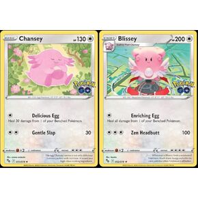 Blissey 052/078 - Pokemon Go - Foil - Evolution Card Lot - Chansey