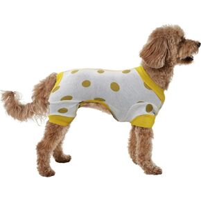 Anti Licking Elastic Pet Onesie Clothes, Wound Protection Pet Pajamas PJS Dog Jumpsuit for Small Medium Dogs Female Male, XS