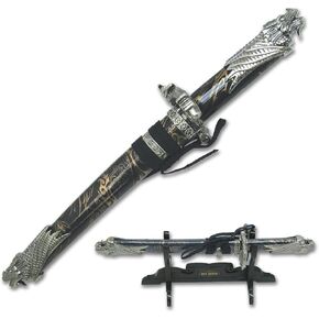 BladesUSA S-237BK Samurai Sword Letter Opener 9.5-Inch Overall