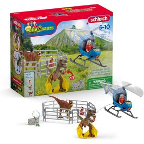 Schleich Dino Helicopter Rescue