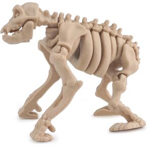 3D Printed Skeleton Animal, 3D Printed Dinosaur, Mammoth, Lion, and Primate and Animal,3D Skeleton Set, Collection for Creative Decor and Flexible Fidget Toy (Primate)