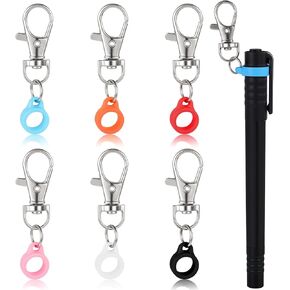 6Pcs Pen Holder, Clip on Pens for Badge Reel, Pen Holders, Badge Reel Accessories for Nurses, Pen Converter