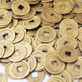 50pcs Feng Shui I-Ching Coins Fortune Coin Dia: 20mm (0.8 ")