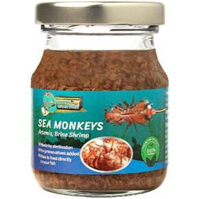 GreenWaterFarm Sterilized Sea Monkeys (Artemia, Brine Shrimp) Suitable for Feeding Medium and Adult Fish