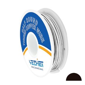 Half Round Tinned Copper Wire for Jewelry Making, 22 Gauge(0.64mmx0.32mm),Beading Wire, 3.5OZ Spool,210Ft