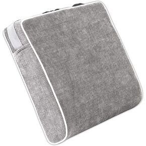Extra Large Seat Cushion - 4 Inch Thick Memory Foam Office Chair Cushion - Non Slip Seat Cushions for Office Chairs, Car Seat - Back, Sciatica, Tailbone Pain Relief Chair Cushions for Comfort