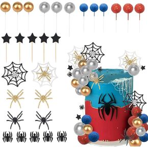 Spider Cake Decoration Superhero Birthday Cake Decorations Used To Celebrate Hero Themed Birthday Parties