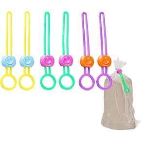 6 PCS Clay Bag Ties, Ceramic Tool Strap, Paint Brush Holder,Silicone Pottery Tool Ties Bag Closure – Artist Gift